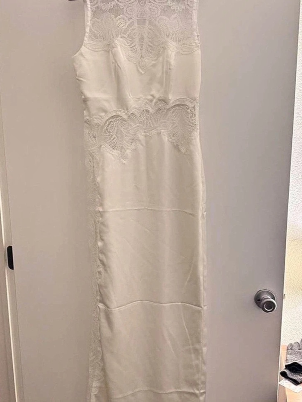 Dupe of the Shona joy high neck stratus lace dress